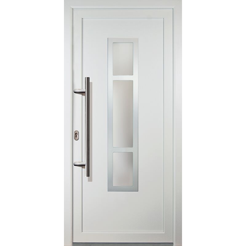 

Meeth - Puertas de casa exclusivo modelo 87, dentro: blanco, fuera: blanco ancho: 98cm, altura: 208cm chapa izquierda