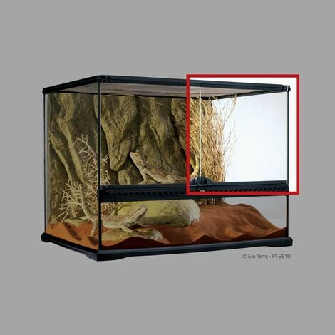 Puertas de cristal de repuesto para terrario Exo Terra PT2610