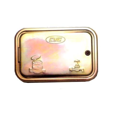 Puertas para contador de agua 220x150mm bicromatadas