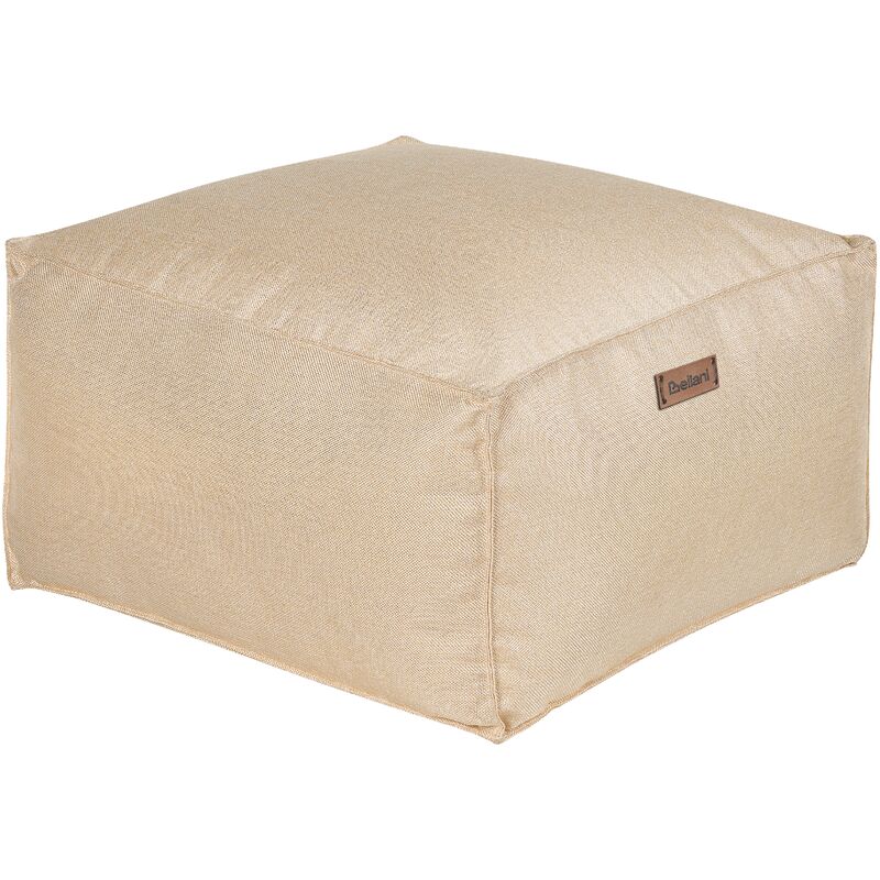 

Beliani - Puf beige claro 50 x 30 cm MUKKI