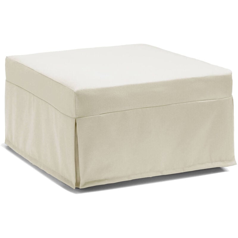 

Puf de cama Flash hecho en Italia - 80x80 color crema