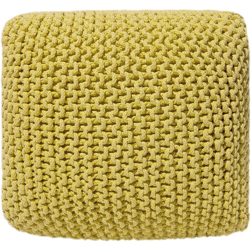 

Beliani - Puf amarillo 50 x 50 x 30 cm CONRAD