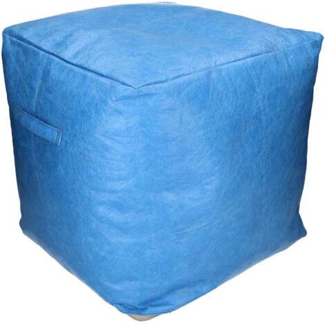 Puf de celulosa azul claro cm40x40h40