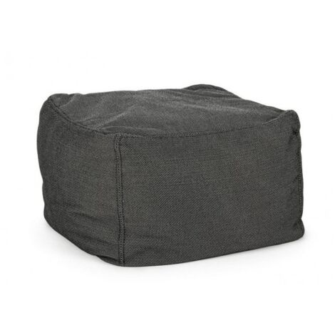 Puf de exterior en tejido SPARROW Antracita 50x50x h36 cm