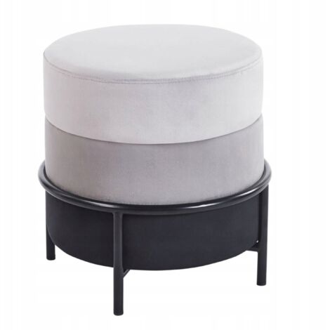 Puf de terciopelo STABILA, 3 colores, moderno, negro, MARCO para el pasillo