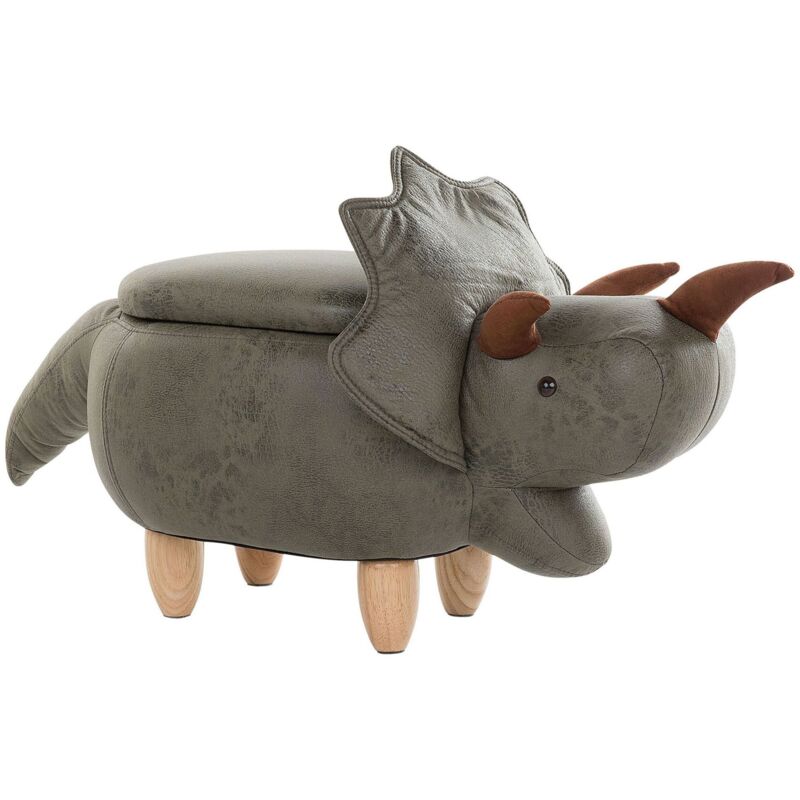 

Beliani - Puf verde oscuro TRICERATOPS