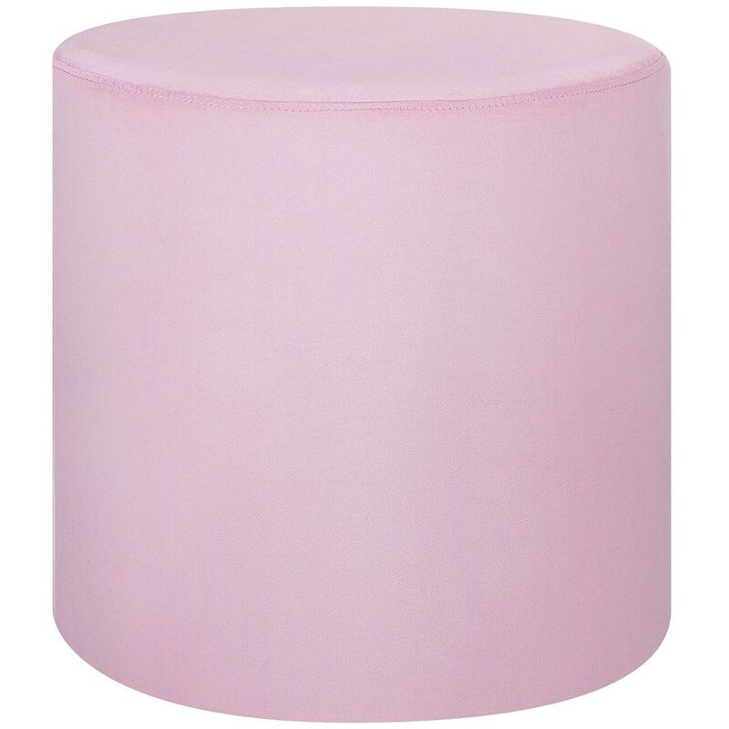 

Reposapiés de terciopelo rosa LOVETT