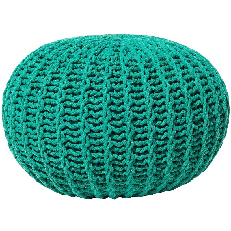 

Beliani - Puf verde esmeralda 50 x 35 cm CONRAD II