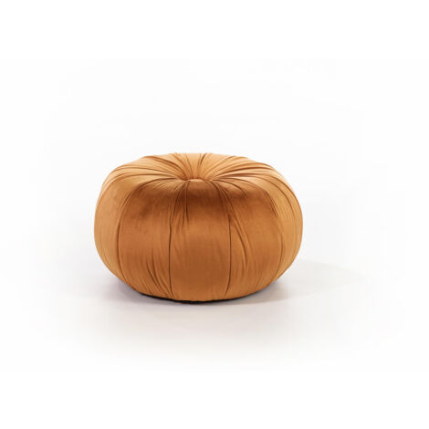 Puf naranja 36 cm x 36 cm H. 30 cm