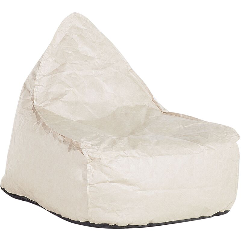 

Puf sillón beige claro LINEN DROP