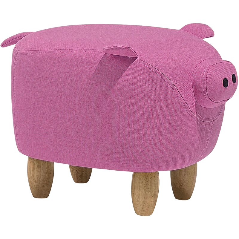 

Puf tapizado rosa PIGGY