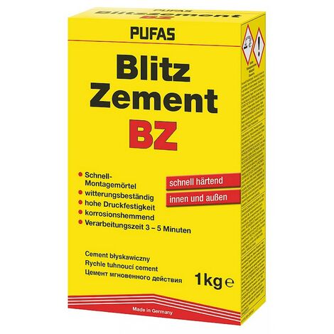 Pufas Blitzzement 1kg 3801000