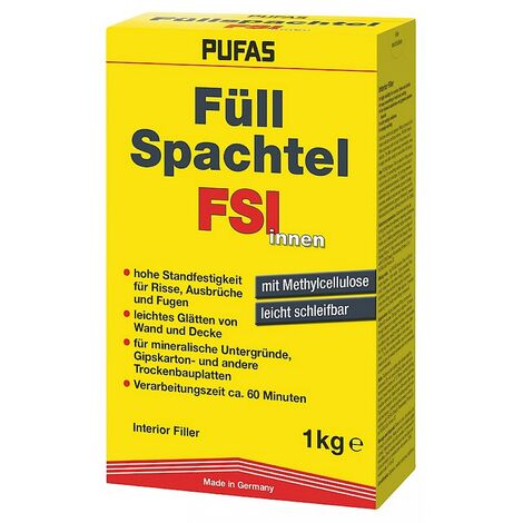 Pufas Füllspachtel innen 1kg 3002000