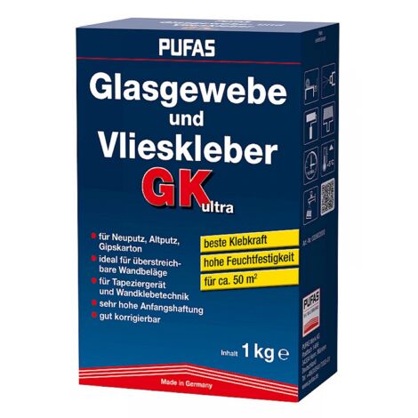 Pufas Glasgewebe- und Vlieskleber GK ultra 1kg 020902000