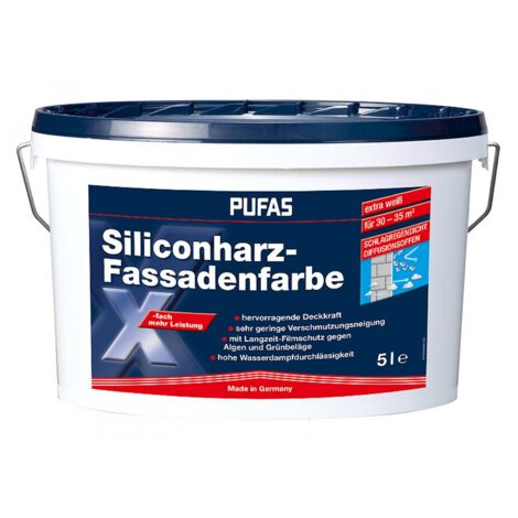 Pufas Siliconharz-Fassadenfarbe 5 liter 014003000