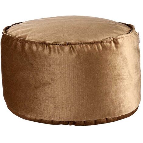 Puff Beige Poliéster Poliestireno (60 x 35 x 60 cm) 8430852900760 S3609682 Gift Decor