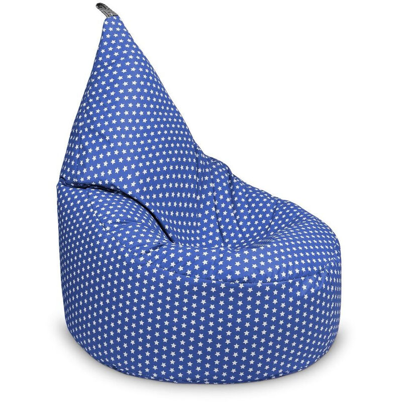 

Puff Butaca Polipiel Stars Azul XL - Happers