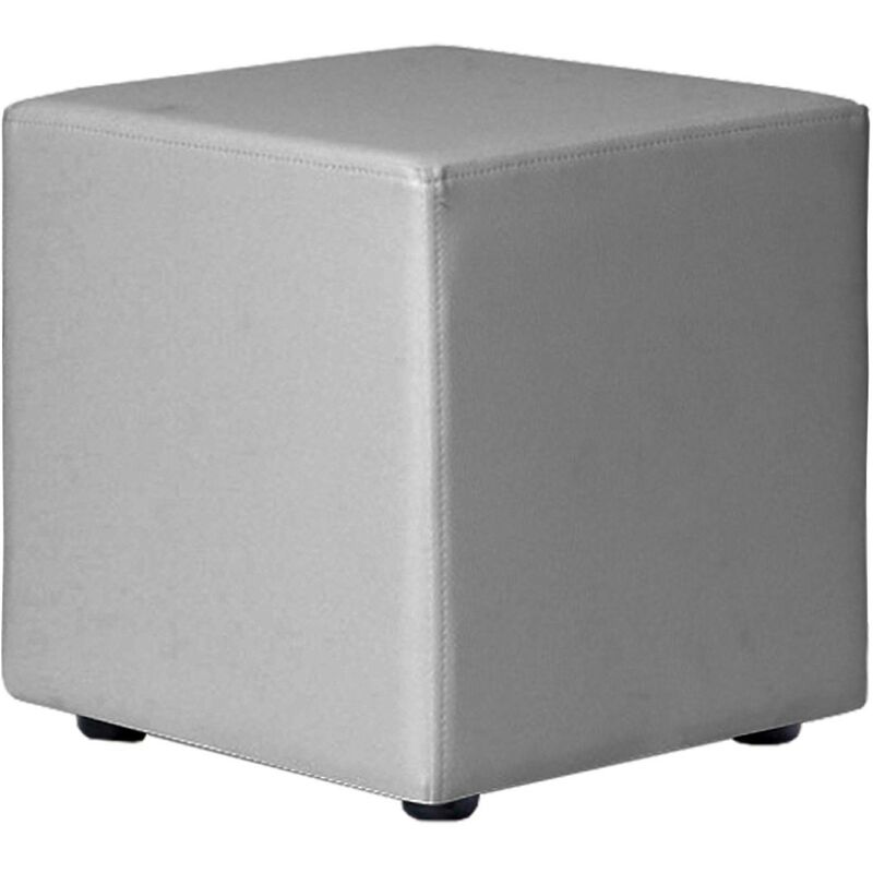 

PUFF CUBE Color Principal - Polipiel - Nilo 8 Gris Claro