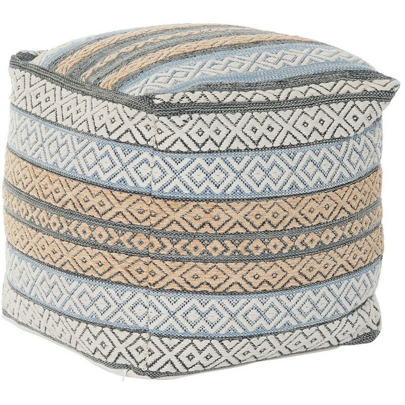 

Puff DKD Home Decor Rayas Algodón (50 x 50 x 50 cm)