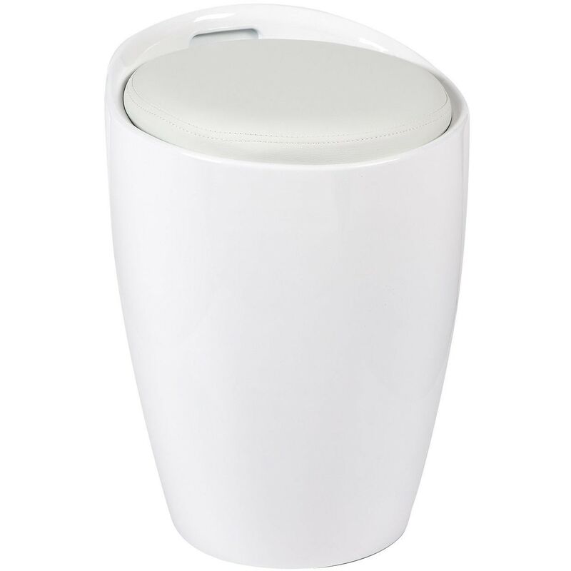 

Puff DUCK NEW, abs blanco, similpiel blanco