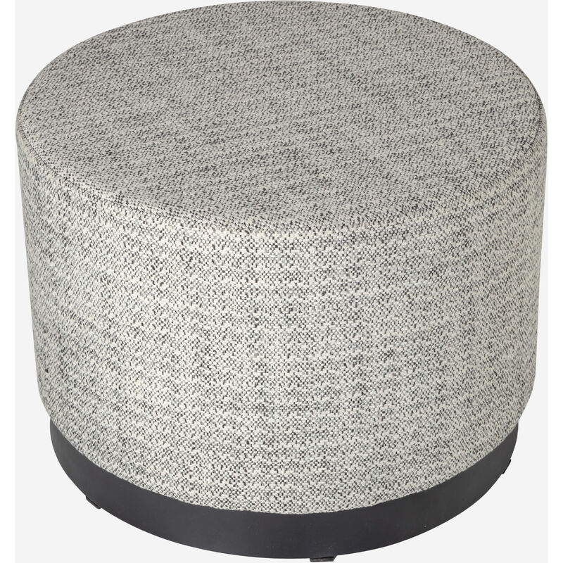 

Puff grande dot blanco y gris