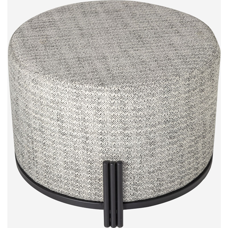 

Puff grande joy blanco y gris