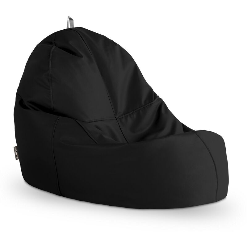 

Puff Lounge Polipiel Outdoor Negro - Happers