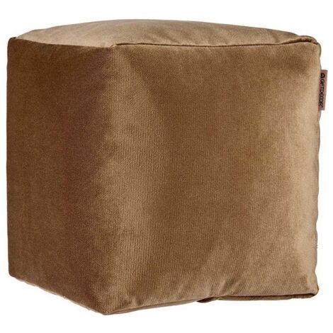 Puff Marrone Poliestere polistirene (30 x 30 x 30 cm)