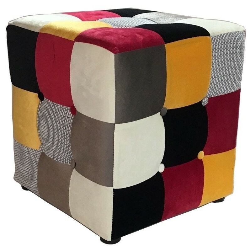 

Puff melania, tejido patchwork - Rogal