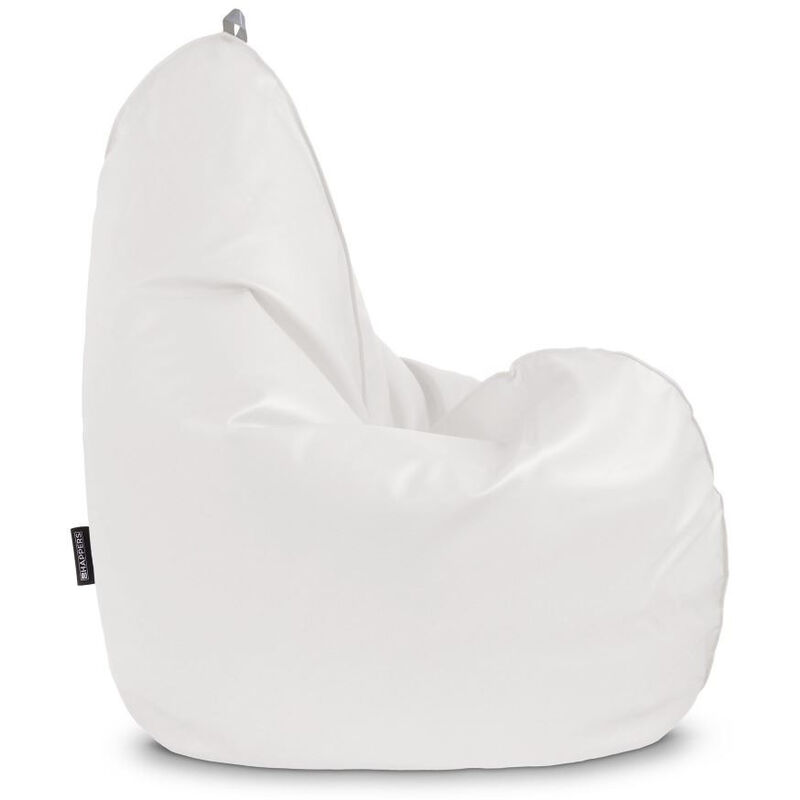 

Puff Pera Relax Polipiel Blanco XL - Happers