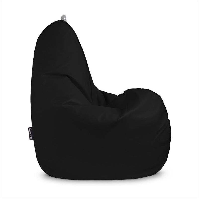 

Puff Relax Polipiel Exterior o Interior Negro Infantil - Happers