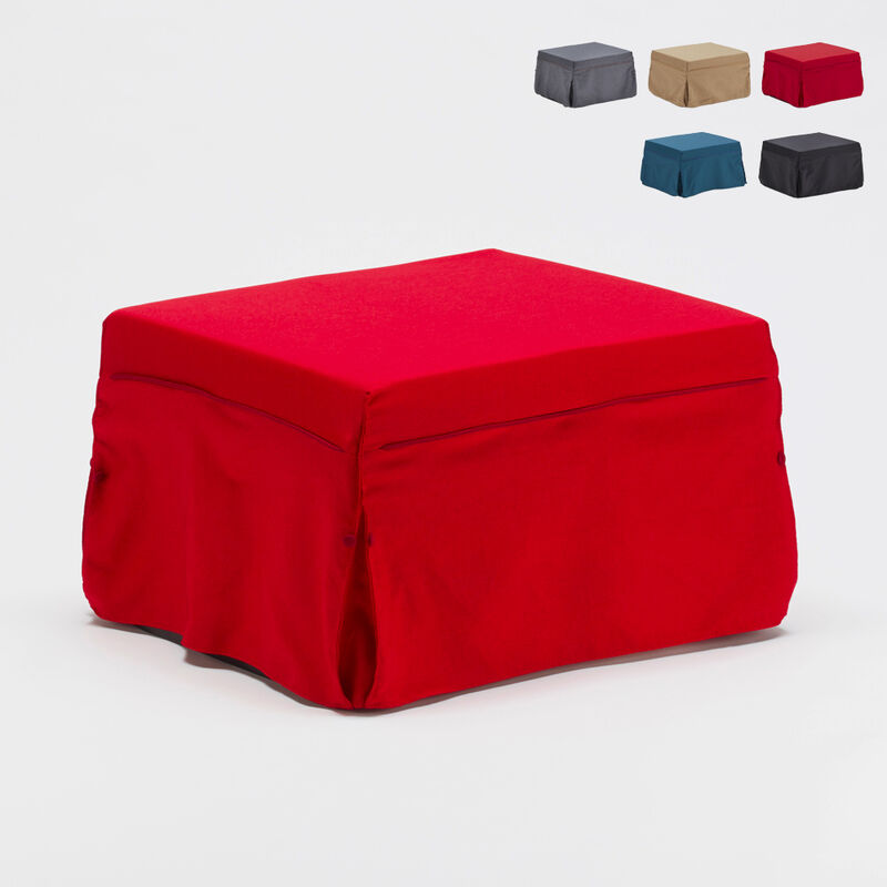 

Puff prontoletto con cama plegable Morfeo | Color: Rojo