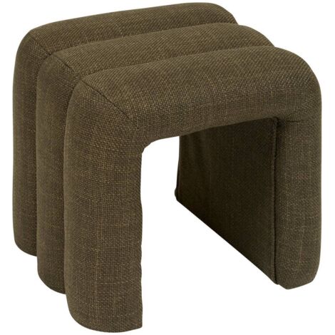 Puff Sisco verde caqui - Atmosphera créateur d'intérieur