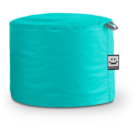 Puff Taburete Polipiel Indoor Turquesa Happers