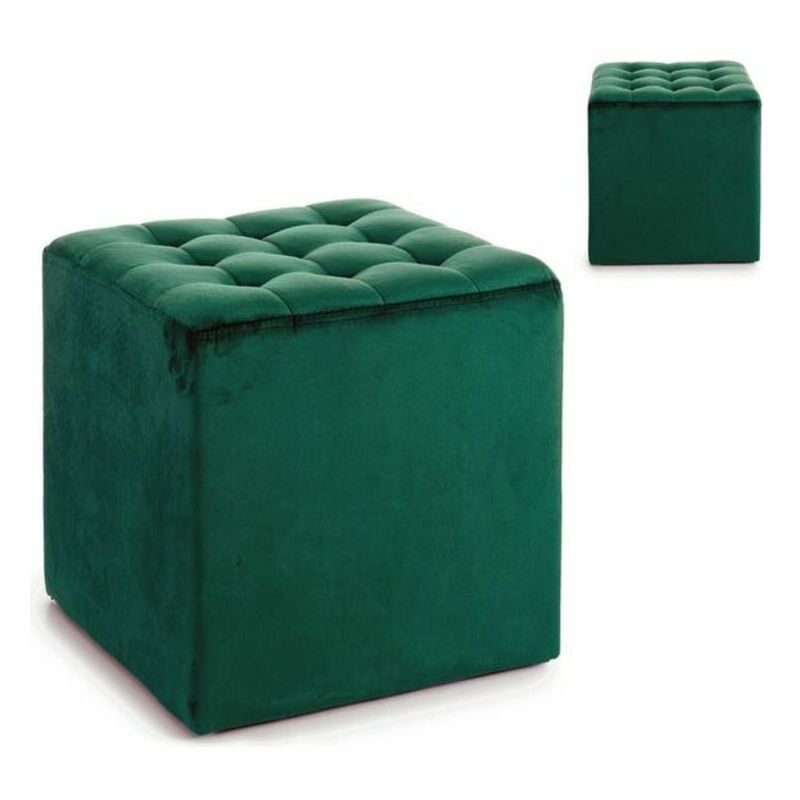

Puff Verde Terciopelo (35 x 35 x 35 cm)