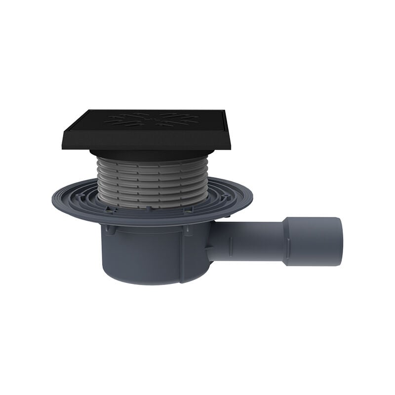 Puisard de sol DN40/50, horizontal, cadre en fonte 150x150mm/137x137mm, anti-odeur 'Primus blue'