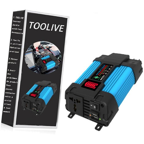 Acheter Onduleur de puissance de voiture Portable 100W DC 12V à AC 220V,  transformateur de convertisseur de chargeur avec chargement USB
