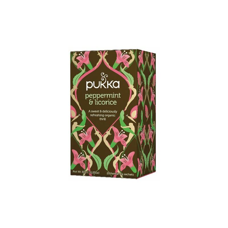 Peppermint & Licorice Tea - 20 Bags - 72692 - Pukka