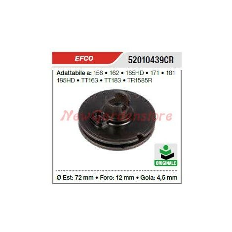 Puleggia avviamento EFCO motosega 156 162 165HD troncatore TT163 183 52010439CR