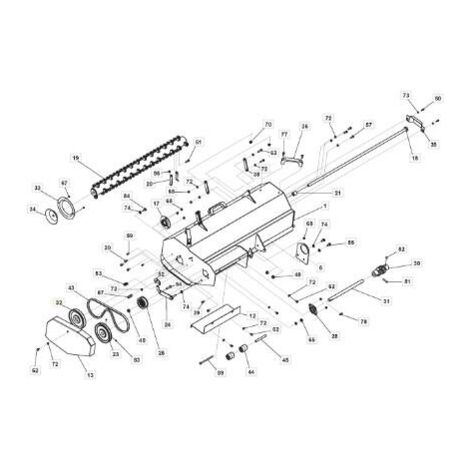 PULEGGIA CINGHIA (150) ORIGINALE STIGA - 1319-1727-01
