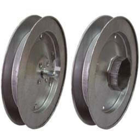 PULEGGIA CON CALOTTA PER RULLO OTTAGONALE 220mm