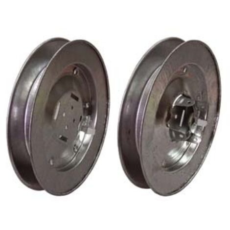 PULEGGIA CON FORO CIECO PER ASSE IN LEGNO  ø mm.240