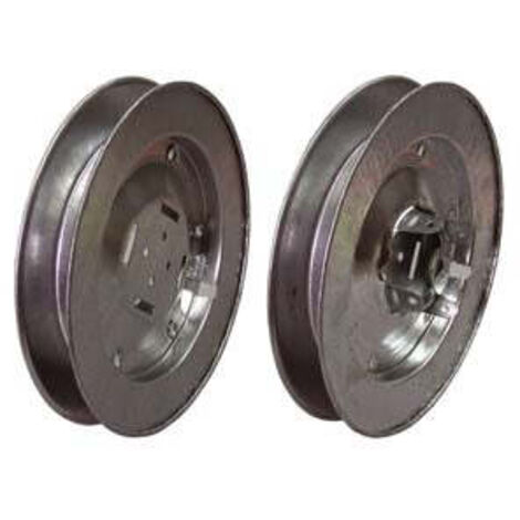 Puleggia Con Foro Cieco Per Asse In Legno - ø mm.240