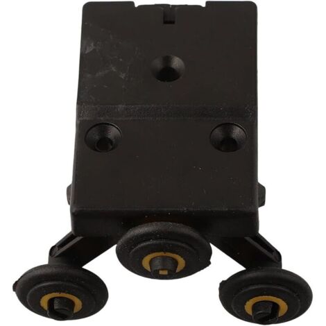 Puleggia per porta scorrevole con ruota in nylon per un movimento laterale efficiente della porta e kit di guida a rulli stabile (nucleo della ruota superiore)
