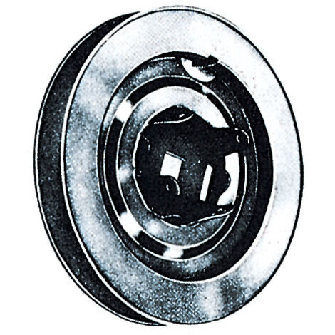 PULEGGIA PER RULLI IN LEGNO 220 MM ZINCATA- BOLIS ITALIA- 5,0 pz