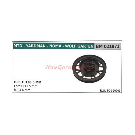 Puleggia per trattorino rasaerba tagliaerba MTD 021871