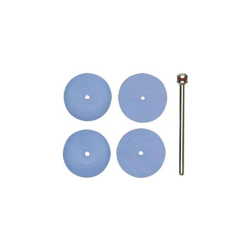

Proxxon 2228294 2228294-Set 10 Pulidores Elásticos Silicona Planos 22 Mm, Metal