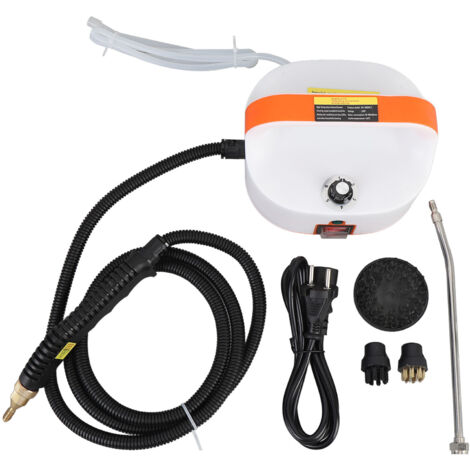 Pulitore a vapore portatile 50-400 ml/min - 6 velocità, alta pressione, 220V, per cucina, bagno e piastrelle (arancione)