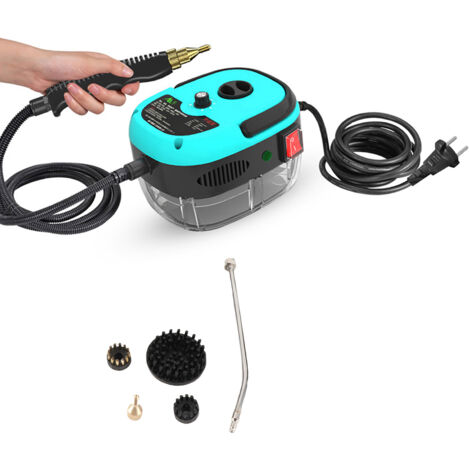 Pulitore a vapore portatile ad alta pressione Zoternen da 1500 W e 3 bar con testine a spazzola, adatto per elettrodomestici da cucina e pulizie domestiche