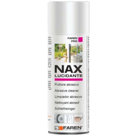 PULITORE METALLI ABRASIVO SPRAY NAX FAREN - ML 200 - 12 pezzi
